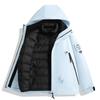 3-in-1 Detachable Windproof Waterproof Hiking Jacket Men Women Outdoor Camping Trekking Fall Winter