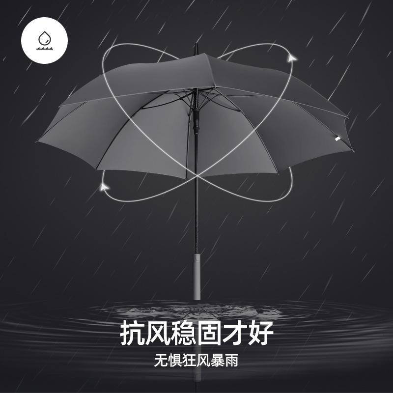 8-Bone automatic MaX straight rod umbrella, bumper cloth long-handled umbrella, supply umbrella