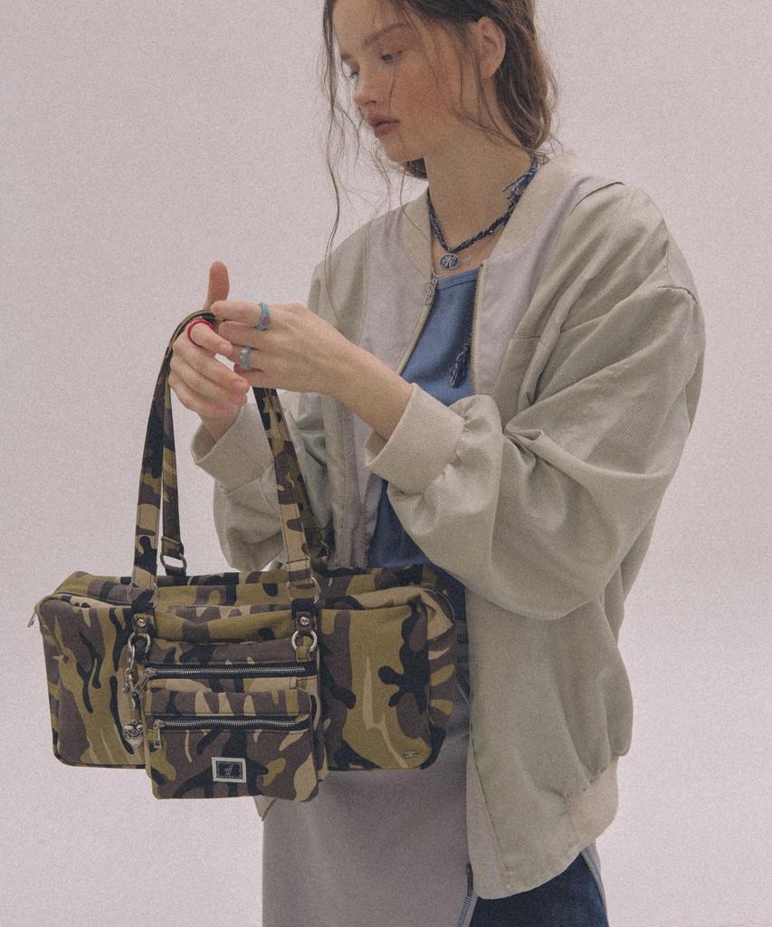 Nff Clip Pouch Bag-Camo
