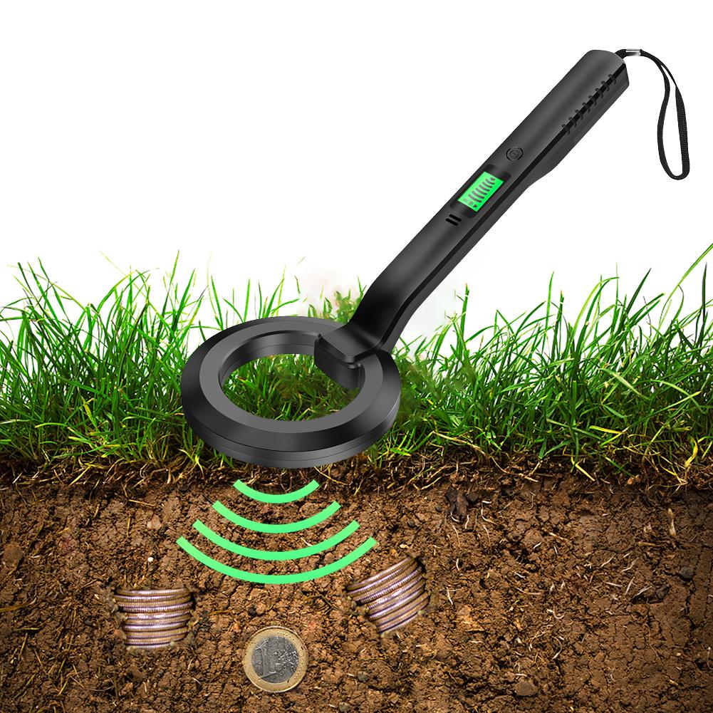 Metal Detector Underground Gold Silver Detector Treasure Search Metal Finder 360 Degree Handheld Alarm Coil Metal Detect Tool