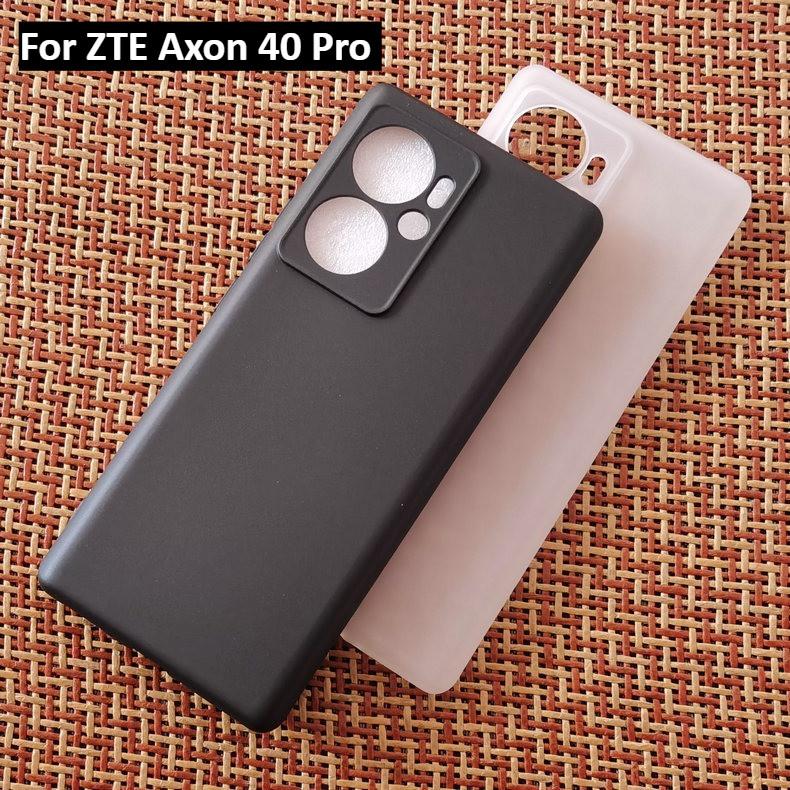 2PCS For ZTE Axon 70 60 50 40 Pro Lite Ultra 4G TPU Silicon Phone Case For zte axon70 axon50 40SE Shockproof Soft Back Cover Protective Shell