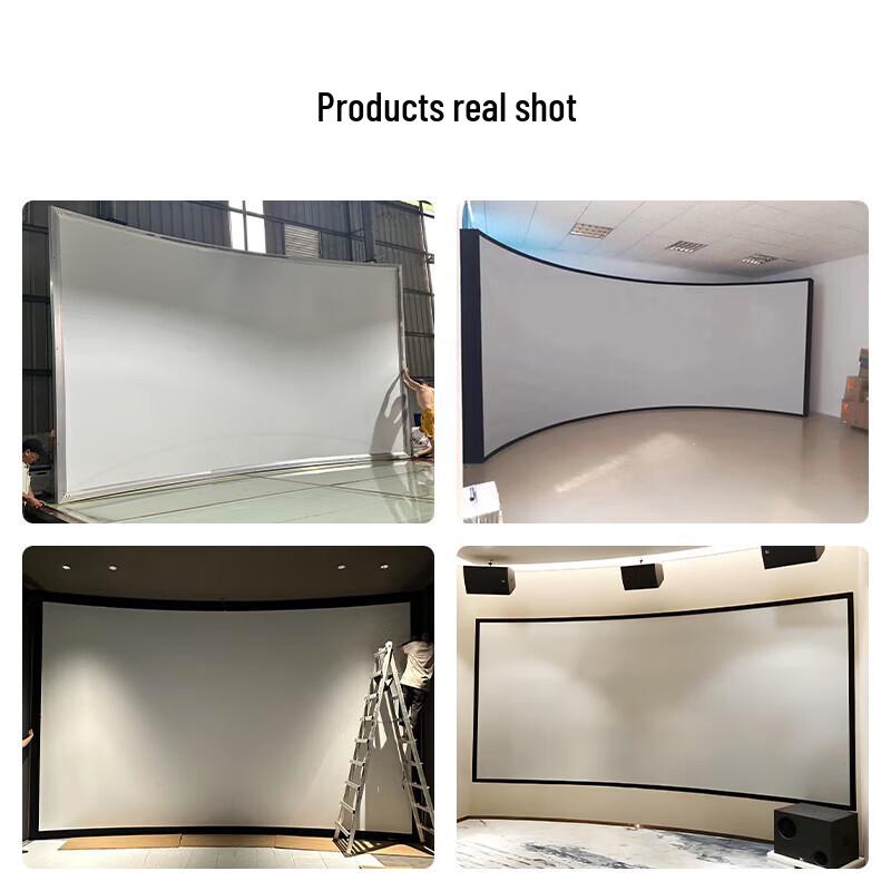 IN&VI 150-inch 16:9 Curved Frame Acoustic Transparent Projector Screen