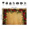 Christmas Golden Rose Garland Arch  Scene  Decoration Background Winter Photography Backdrop Decorations For Photo Studio Photo Booth Christams Party