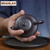 HOYIHM 150ml Retro Yixing Purple Clay Teapots Handmade Junde Pot Raw Ore Stone Red Mud Kettle Zisha Tea Set Cafes Collection
