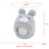 New Bear Children's Knitted Pullover Hat Winter Cold Protection Warm Children's Hat Baby Ear Protection Hat Scarf Integrated