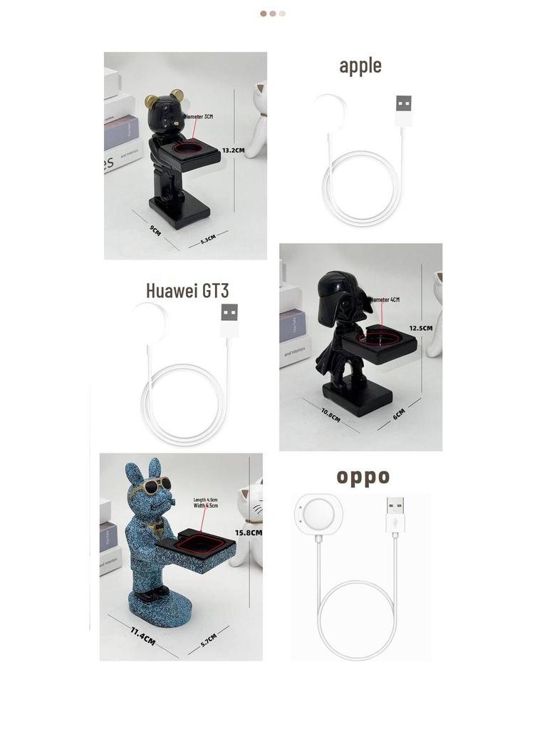 Astronaut Resin Display Stand - iWatch Holder and Tray Ornament