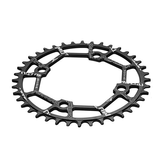 40T/42T/44T/46T/48T/50T/52T Metal Chainring Anodizing High Strength 104BCD Positive Negative Tooth Bicycle Chainwheel Bicycle