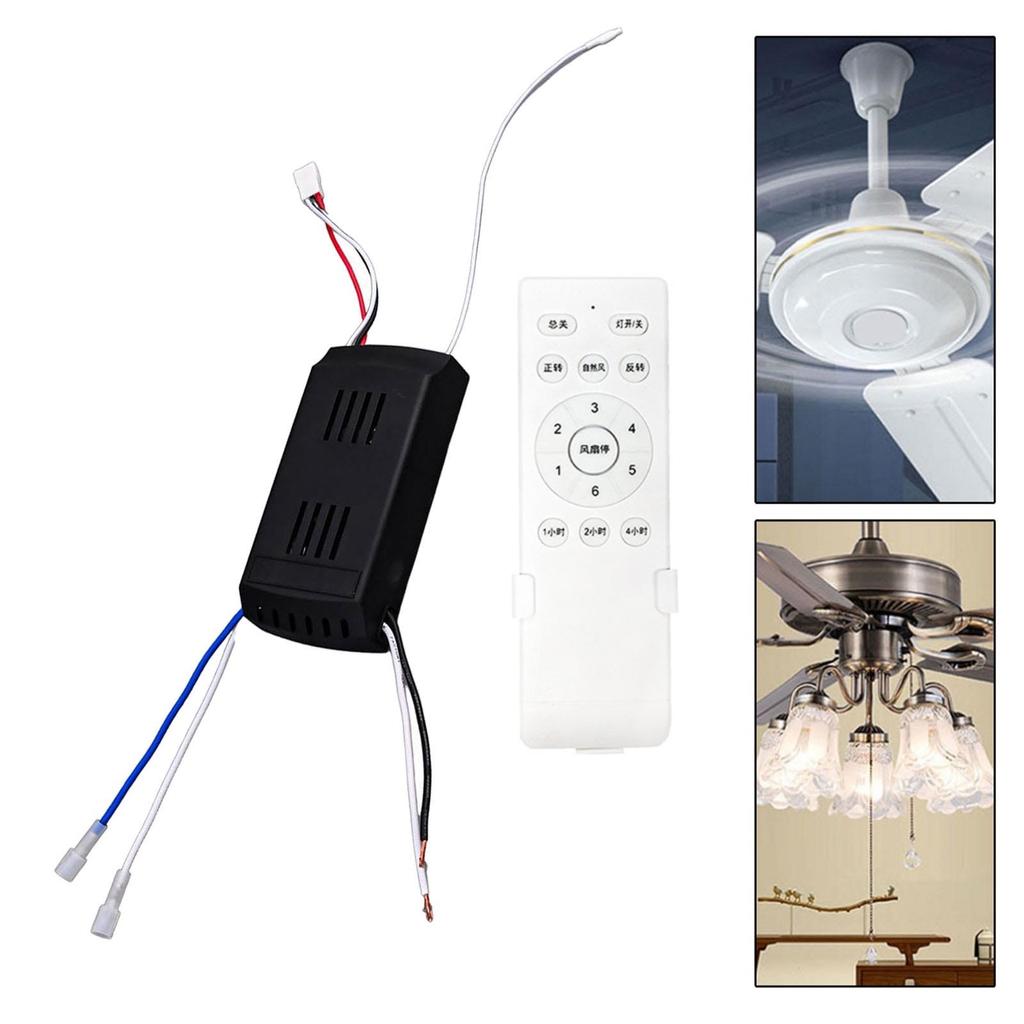 Fan Speed Controller Ceiling Fan Remote Control Indoor Use High-Quality PC Material Versatile Speed Control Customizable Airflow