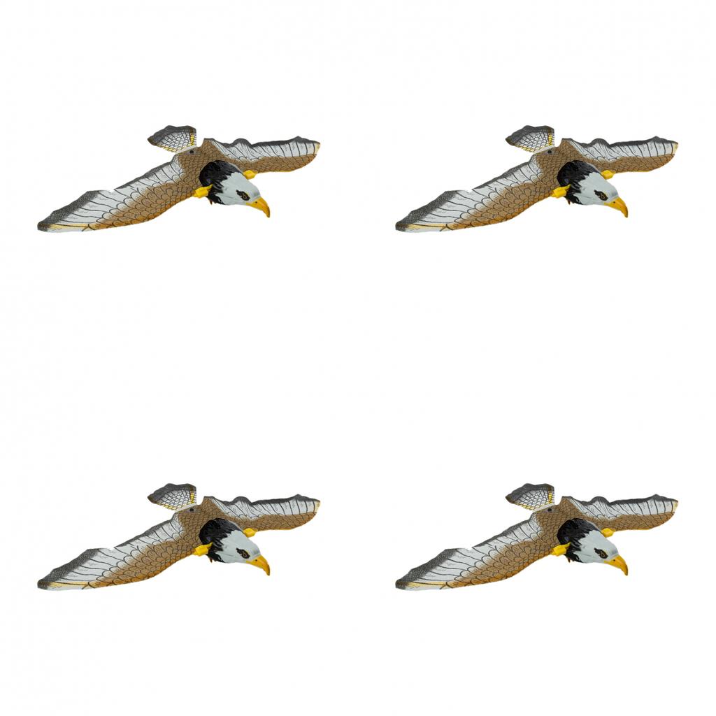 Scare Birds Away with a Hanging Hawk Decoy for Effective Garden Protection