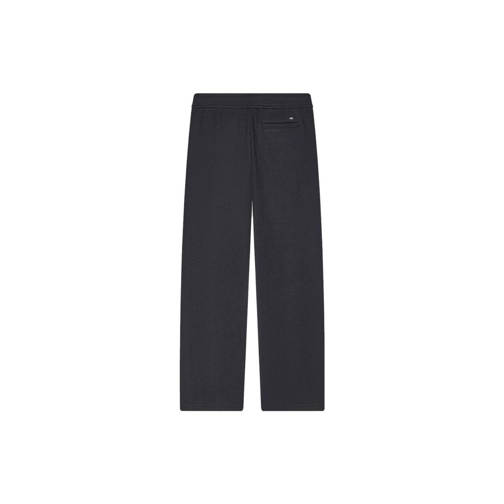 FILA Side Stripe Straight Leg Knitted Retro Sports Pants Women pants Legendary-Blue F11W341601F-NV