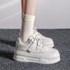 Augustine small white shoes women's 2025 autumn new platform Velcro casual shoes retro Hong Kong style sports shoes