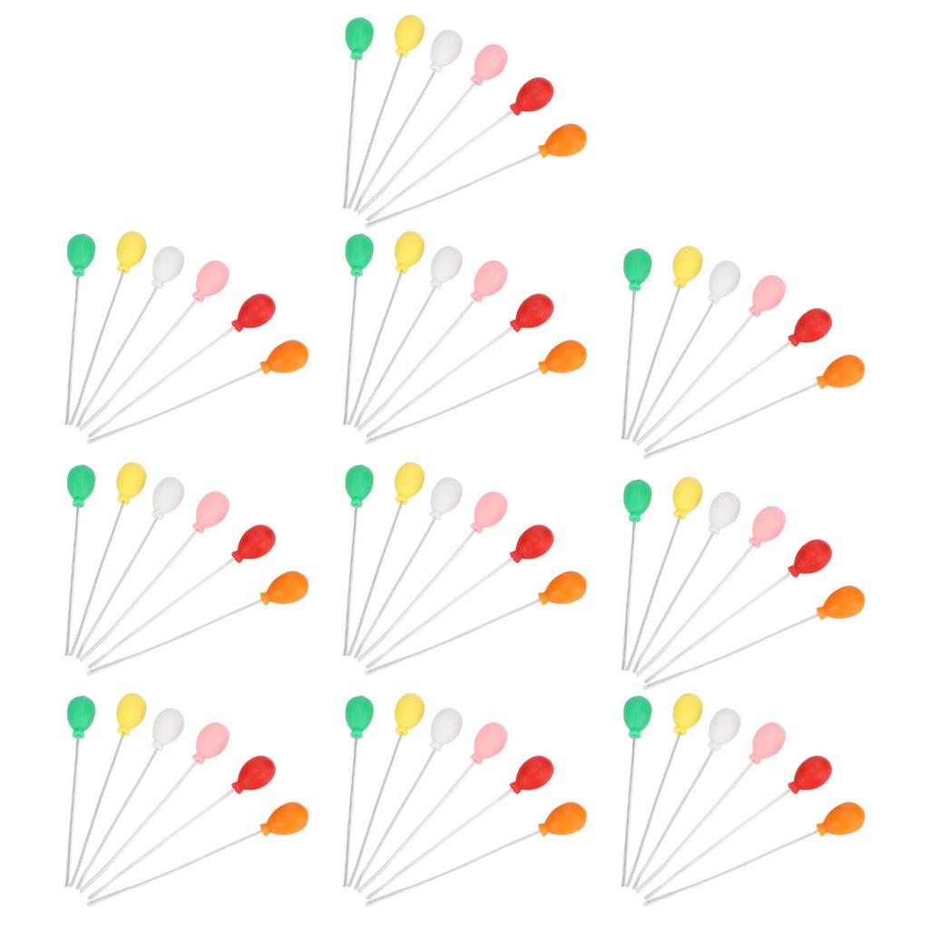 60 Stück Puppenhaus Bunte Ballons Dekoration Exquisite Miniatur Puppenhaus Zubehör Kugelform