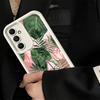 Phone Case for Samsung Galaxy A17 A16 A15 A14 A13 Summer Plants Green Leaf A56 A36 A26 A55 A35 A25 A54 A34 A24 A53 A33 A23 A07 A