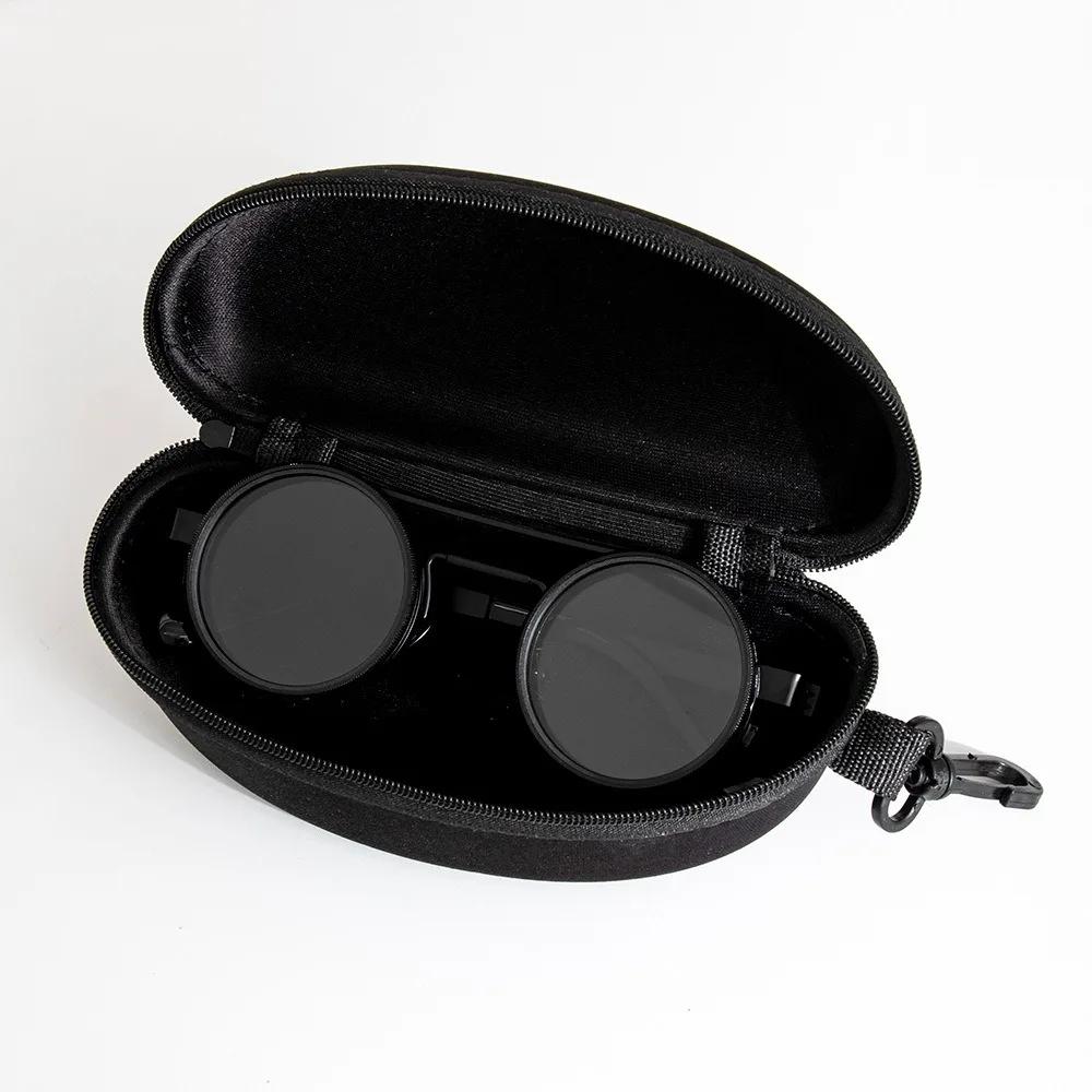 New Nd2-400 Adjustable Dimming Glasses 9 Level Nd Filter Sunglasses With Glasse Case Uv400 Eyewear Outdoor Driving