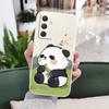 Baby Panda Phone Case For Samsung Galaxy A37 A57 Liquid Silicone Cover