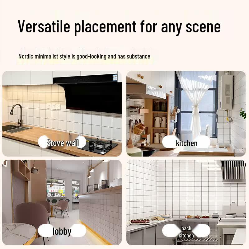 Self-Adhesive Anti-Oil Kitchen Wall Panels