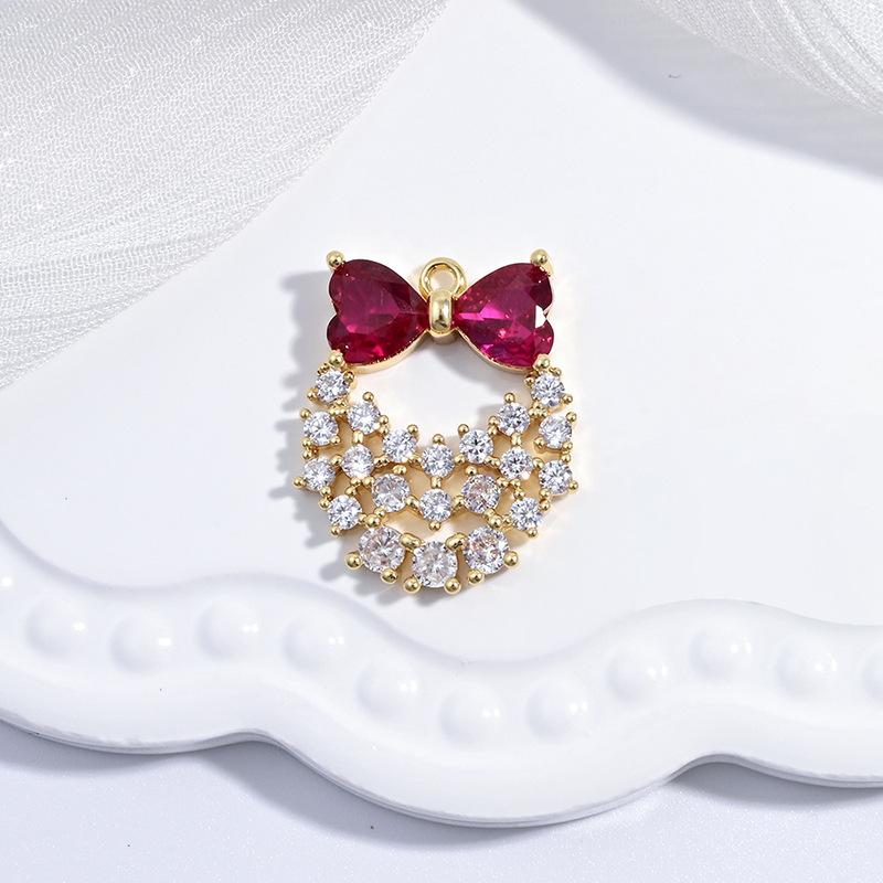 Sweet Christmas Pendant Atmosphere Christmas Hat Gloves Accessories Pendant Vd1643-1667