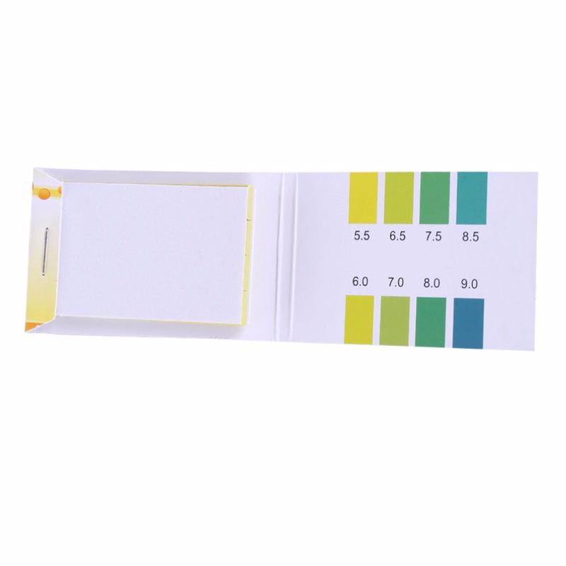 80 Strips PH Range 5.5-9.0 PH Alkaline Test Indicator Paper Water Litmus Testing Kit PH Meters