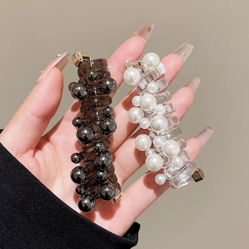 Pearl Hair Tie: High Ponytail & Bubble Braid Accessory