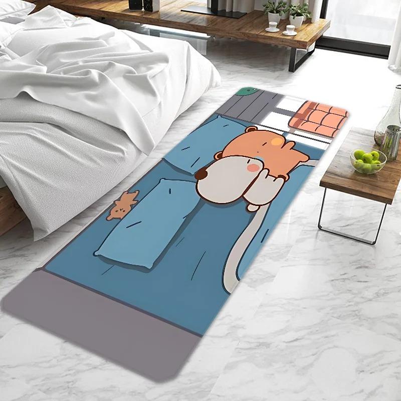 

Cartoon Bubu Dudu Door Mat Entrance Doormat Non-Slip Washable Kitchen Carpet Living Room Hallway Rugs Door Mats Bathroom Bath 1pc-40X60CM