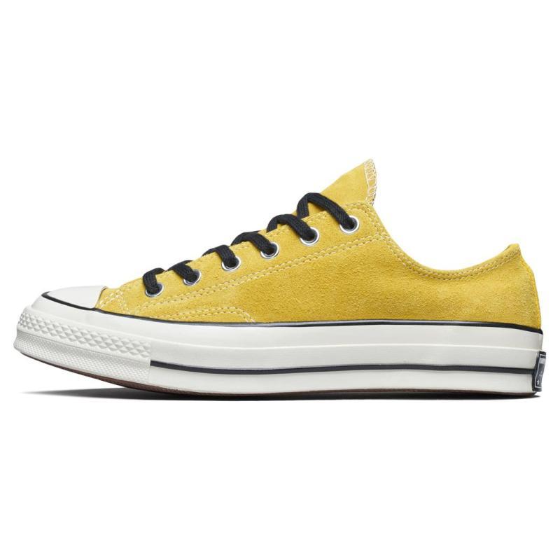 

Converse Chuck Taylor All Star Round-toe Lace-up Abrasion Resistant Low-Top Espadrilles Unisex Yellow 35