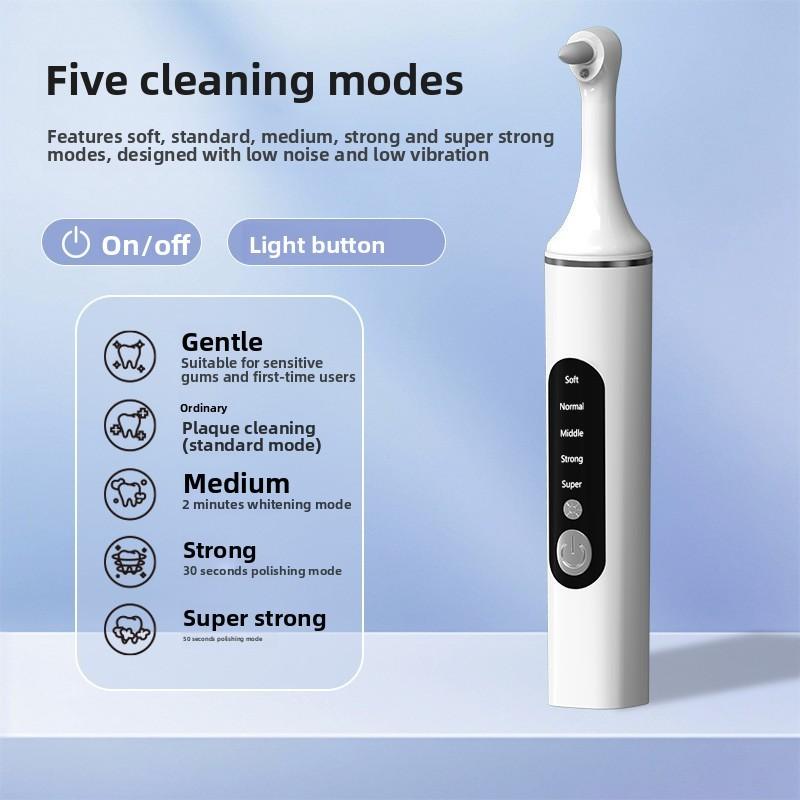 Rechargeable Dental Polishing Device With Tartar Removal For Home Oral Hygiene