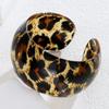 Vintage Übertriebene Leopardenmuster Harz Armreif Armbänder für Frauen Mode Sexy Y2K Dicke Breite Armbänder Strand Schmuck Geschenk 2026 Neu