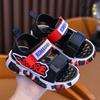 Boys' 2024 Summer Korean-Style Casual Beach Sandals with Soft Soles.