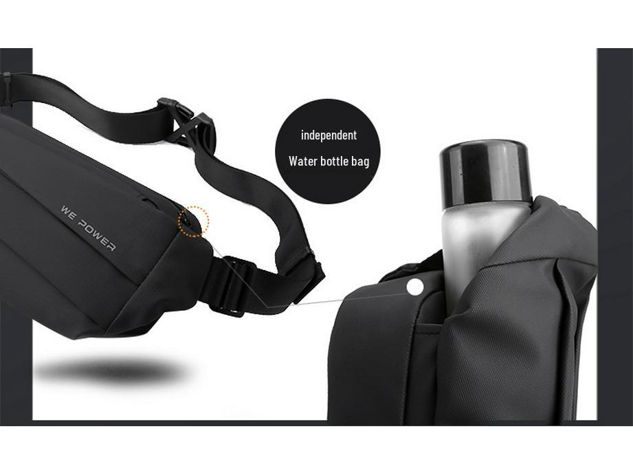 WePower Męska Modna Torba na Klatkę Piersiową: Torba crossbody, Torba biodrowa do sportów outdoorowych, Plecak o dużej pojemności.