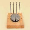 360° Watch Repair Tool: Balance Wheel & Shaft Disassembly/Assembly with Wooden Base
