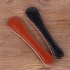 Travel Carry Hand Tool In Leather-Look Finish, Wrist Cord Fitness Leather Clapper, Flat Body Form for Bag Storage Accessory Daily Use