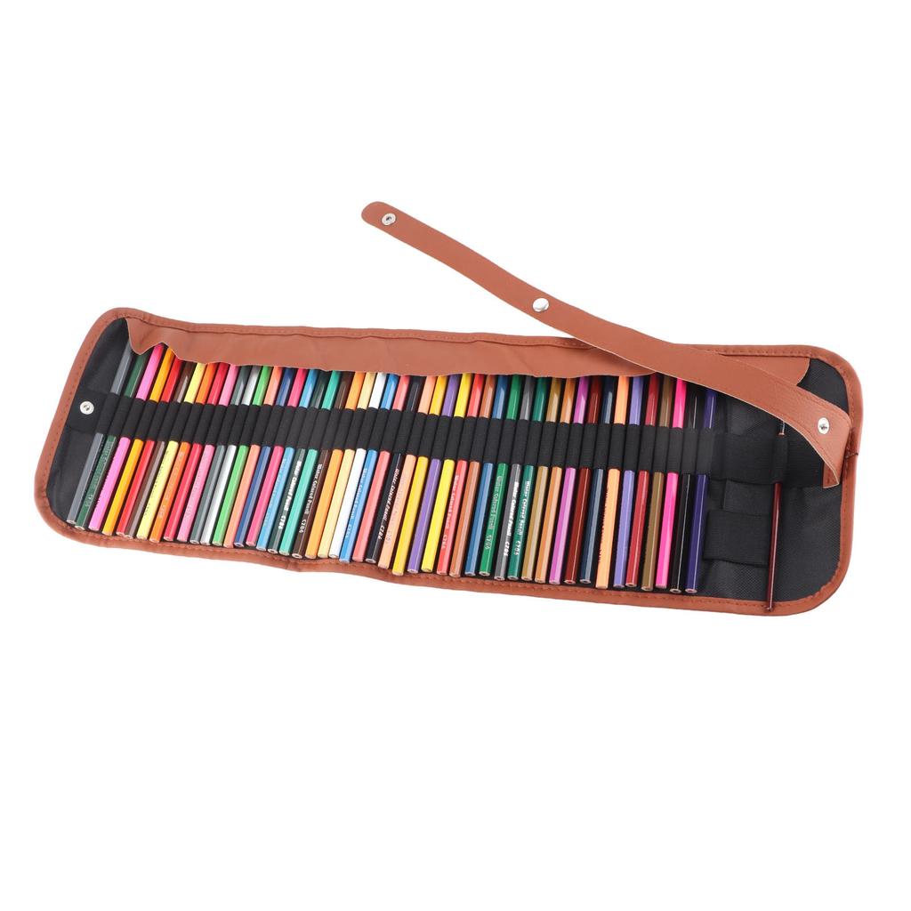 Colored Pencils 48 Colors Hexagonal Pen Holder Professional Coloring Pencils for Sketching Color