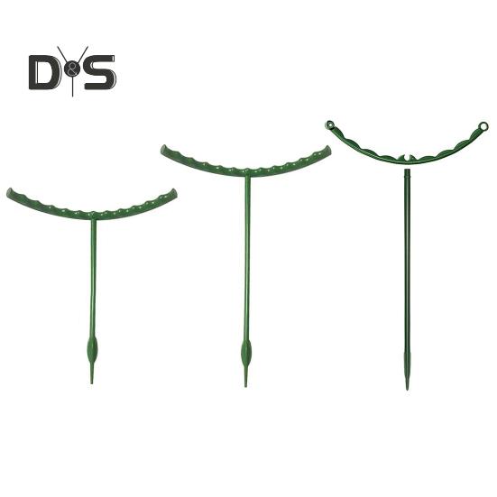 Plant Support Stakes Stackable Half Round Plant Stakes Easy Assembly Stake Trellis Plant Cages for Indoor Outdoor Tomato Monstera Hydrangea Climbing