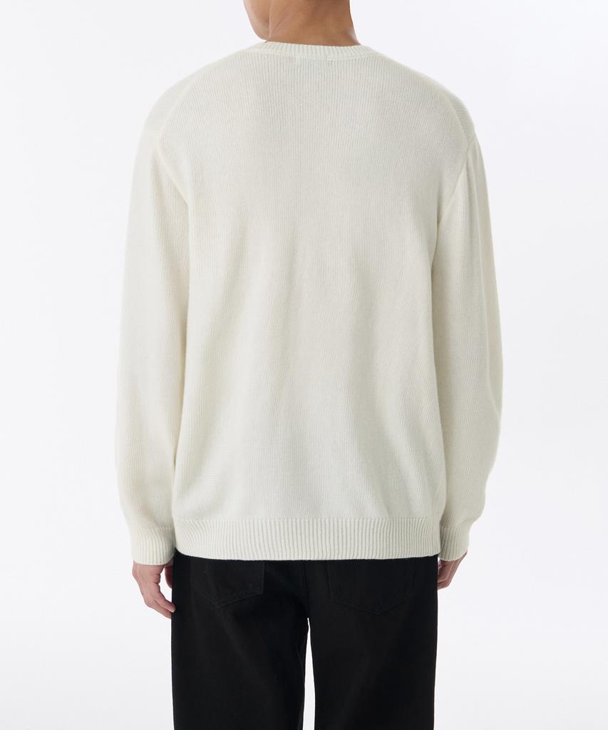 MUSINSA STANDARD Essential Crew Neck Knit [Cream]