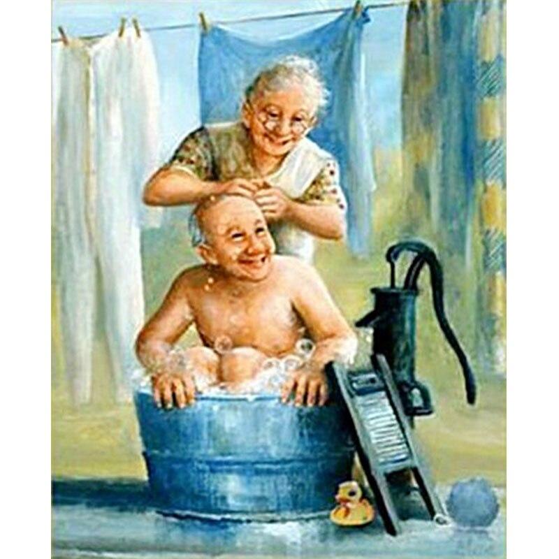 Coppia di innamorati fai da te 5D Diamond Painting Full Round Drill Cartoon Diamond Ricamo Punto Croce Decorazione per la casa Arte murale Mosaico Regalo