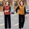 Mom's 2026 New Style Spring Autumn Velvet Tang Suit Shawl Jacket for Middle-aged Women