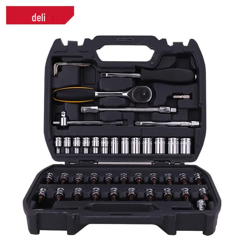 Deli 46-Piece 6.3mm Socket Set