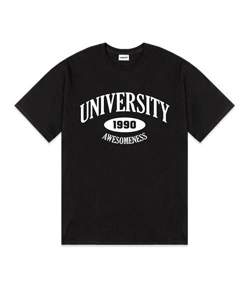 RANDOMOFF 1990University T-Shirt Short Sleeve T-Shirt [4 Colors] (Type B)