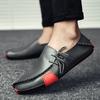Mockasiner för män Loafer Driving Gommino Comfort Flats Casual Snörning Plus Size Läderskor för män Over Size