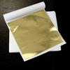 100 Sheets Imitation Gold Foil Metallic Foil Squares Sliver Alloy Foil for Gilding Art Nail Decoration DIY Resin Candle Plaster Craft