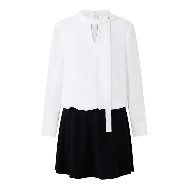 

PORTS 2025 Early Spring Half-High Neck H-Line Dress M