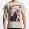 Fate Series Sakura Matou (Black Sakura) T-Shirt, Unisex Anime Fan Streetwear Tee, 100% Cotton Casual Short Sleeve Top