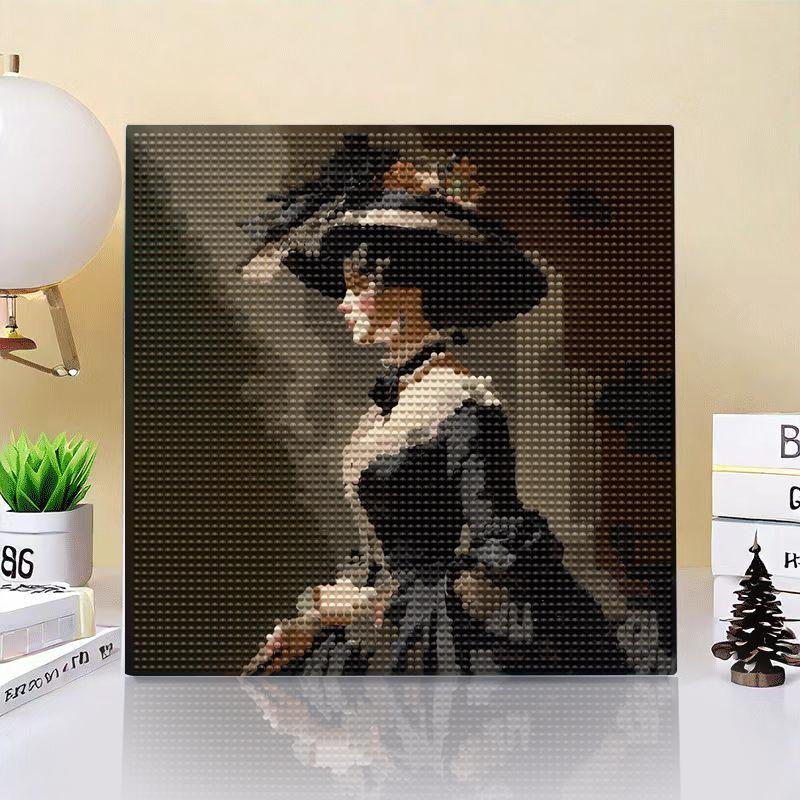 

World Celebrity Murals DIY Diamond Painting Hand-pasted Full Diamond Stretch Frame Art Decorative Painting Abstract Hanging Painting Nordic 30*30cm