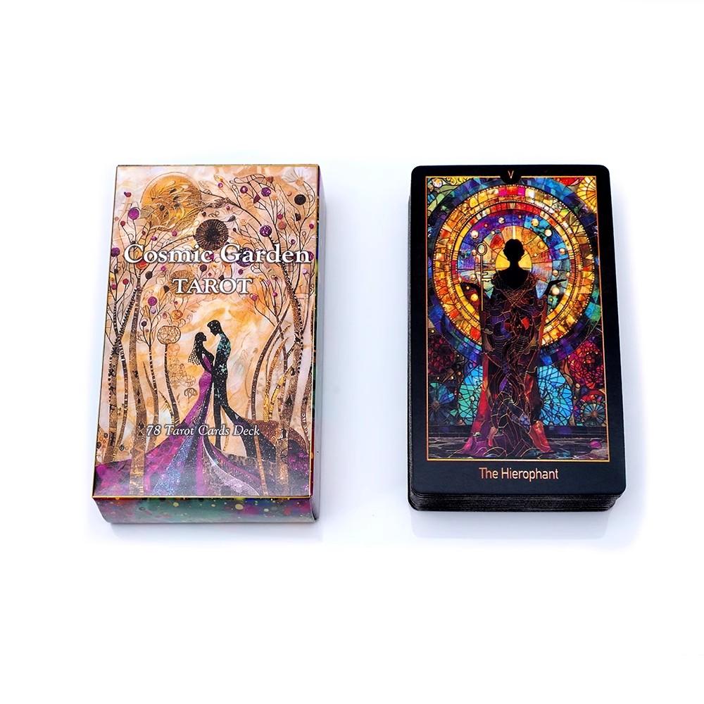 10.3*6cm Cosmic Garden Tarot Deck 78 Unique Tarot Cards
