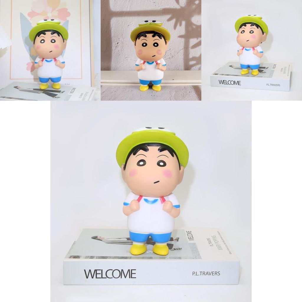 Adorable 18cm Crayon Shin Chan Frog Figure Perfect For Home Dcor Birthday Gifts