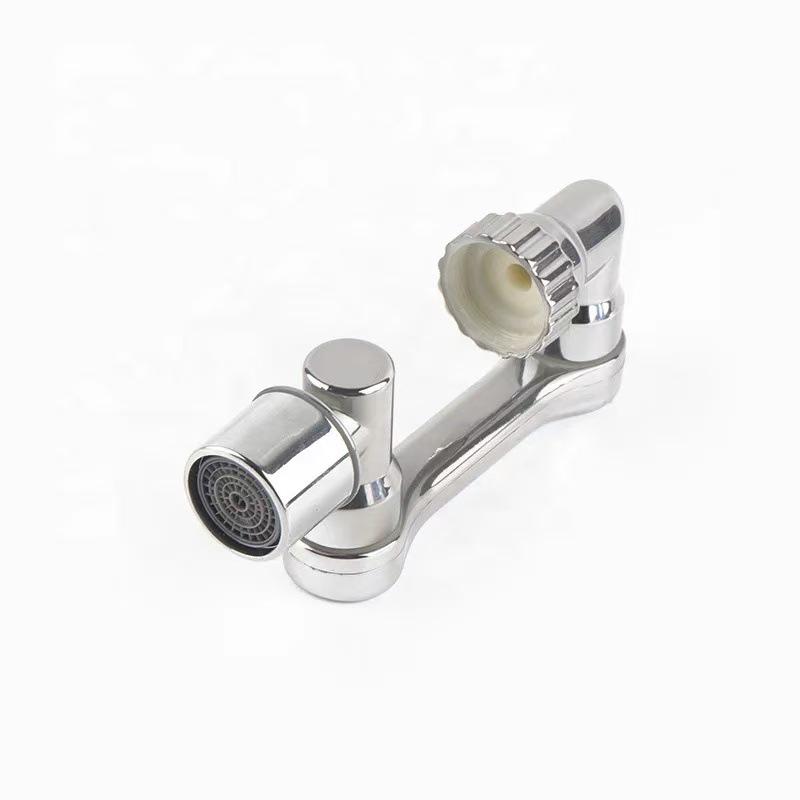 Multifunctional Rotatable Kitchen Faucet Extender with Splash-Proof Bubbler