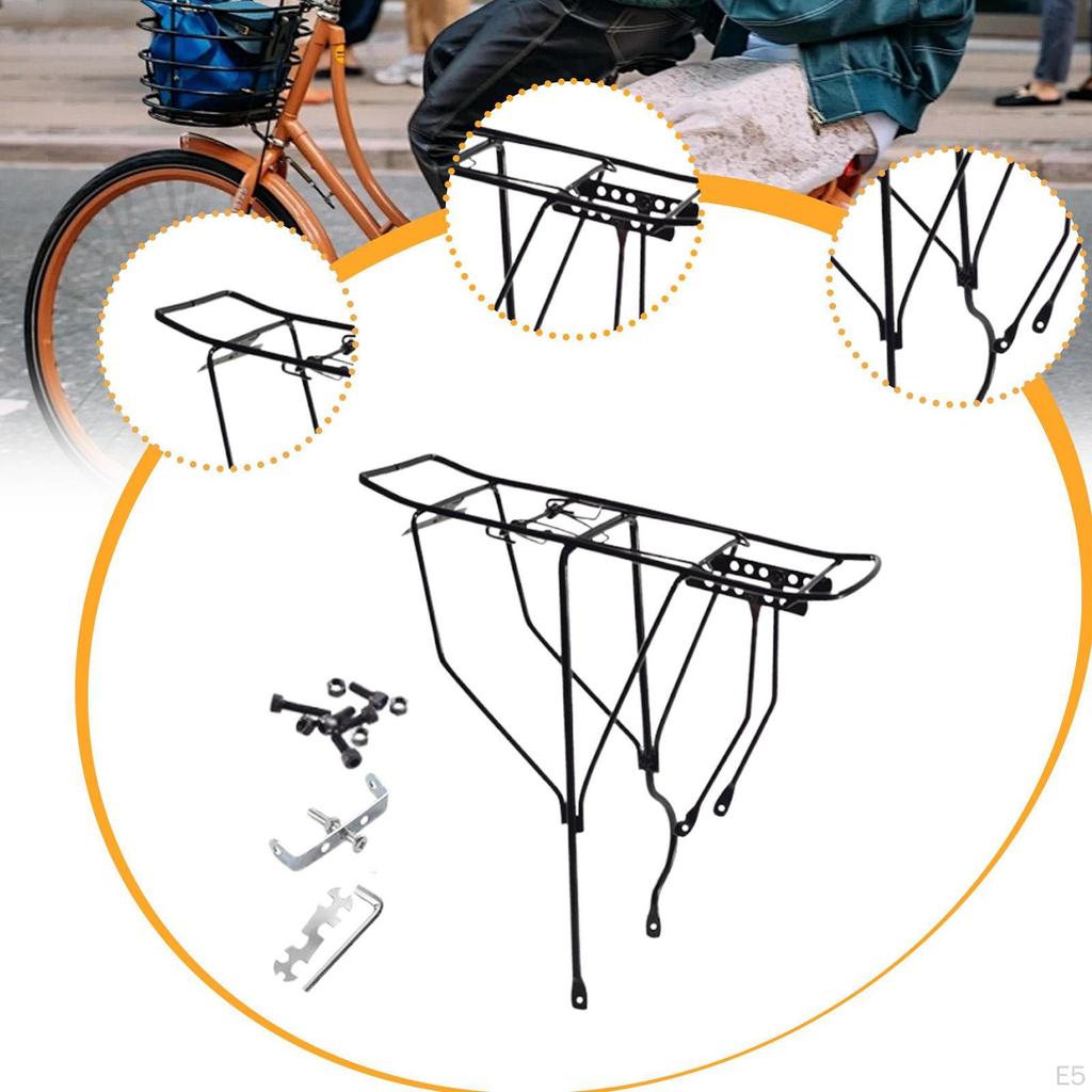 Fahrrad Gepäckträger Fahrrad Hinten Schwerlast Gepäckträger für Pendeln Reisen