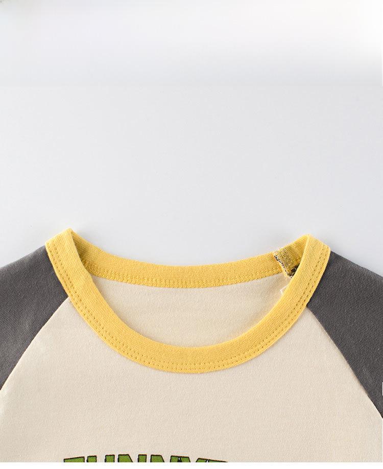 27kids Koreanischer Stil Jungen Langarm Herbst T-Shirt