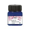 Peinture Sur Verre - KREUL - Glass & Porcelain - Bleu Roi - Séchage Rapide 4h - 20 Ml