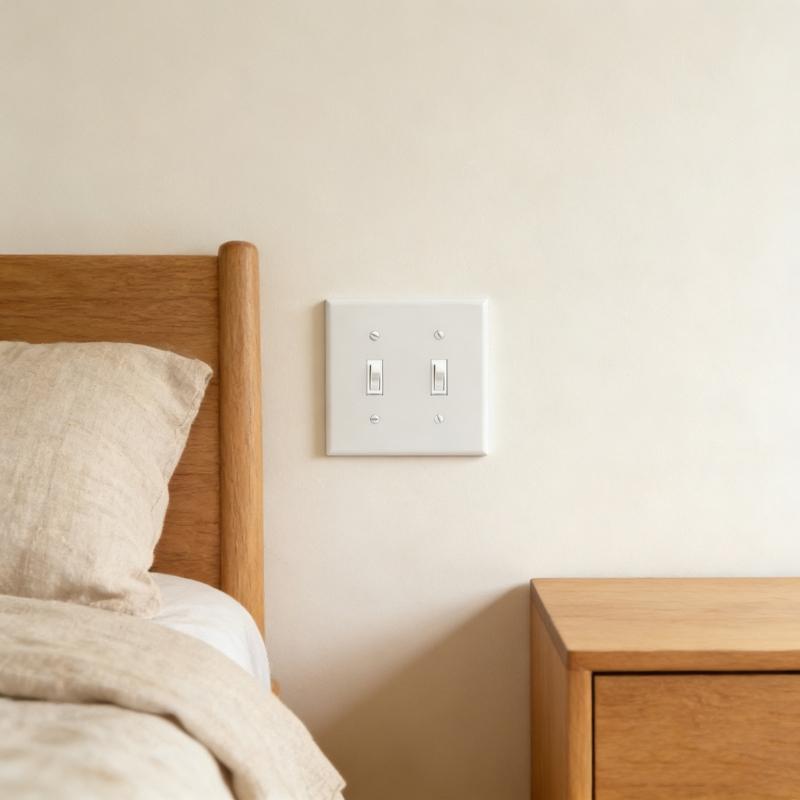 Upgrades Two Position Toggle Switches Plate Electrical Accessory with Quick Installation for Wall Outlets & Appliances